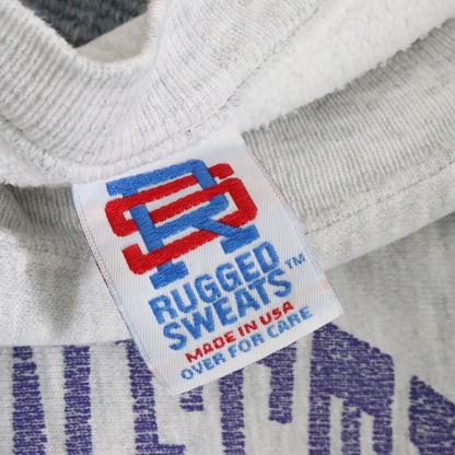 RUGGED SWEATS 90s Vintage USA Cotton Sweatshirt Gray Size M