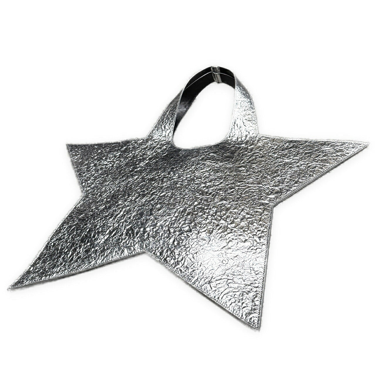 COPERNI Silver Foil Star Leather Tote Bag Size ONE SIZE