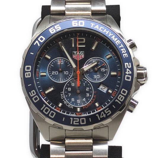 TAG HEUER Formula 1 Chronograph Blue Dial Watch Size ONE SIZE