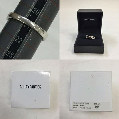 WACKO MARIA Nude Silver Ring Size ONE SIZE
