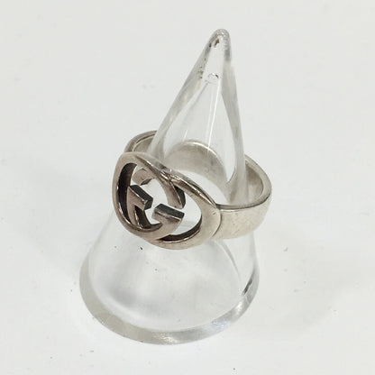 GUCCI Interlocking G Silver Ring Size ONE SIZE