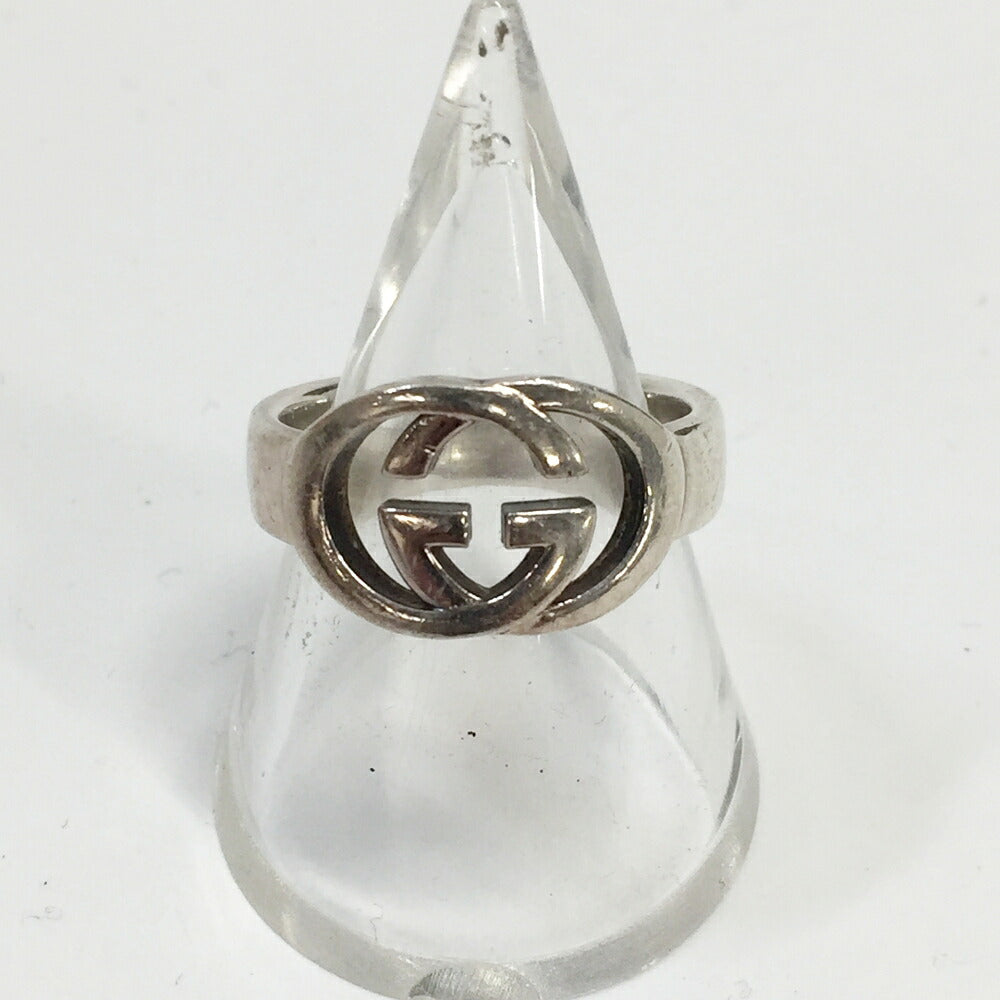 GUCCI Interlocking G Silver Ring Size ONE SIZE