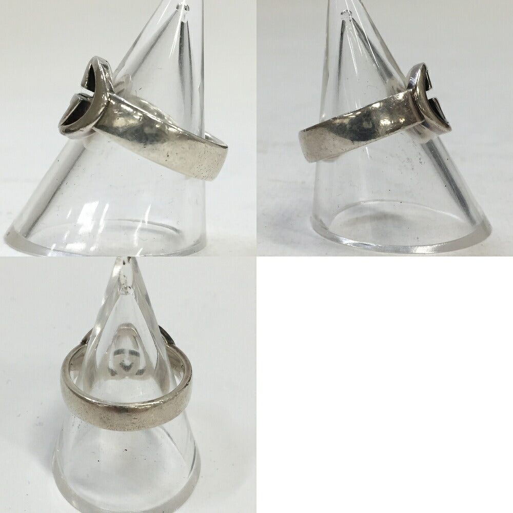 GUCCI Interlocking G Silver Ring Size ONE SIZE