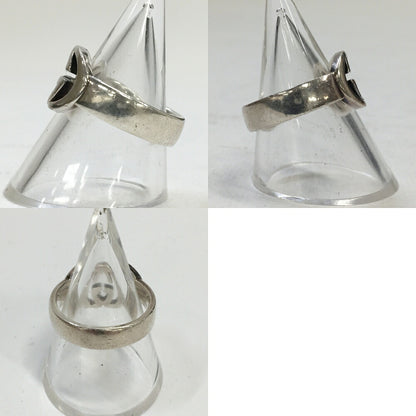 GUCCI Interlocking G Silver Ring Size ONE SIZE