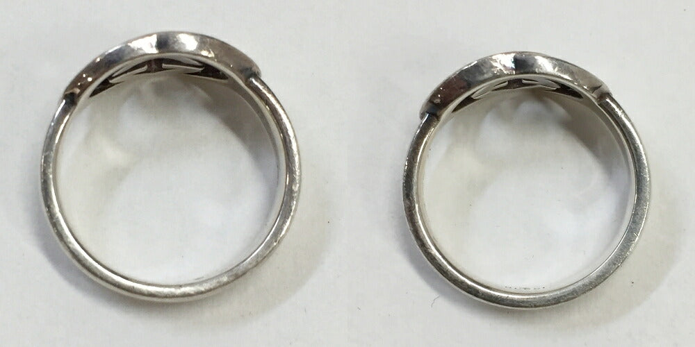 GUCCI Interlocking G Silver Ring Size ONE SIZE