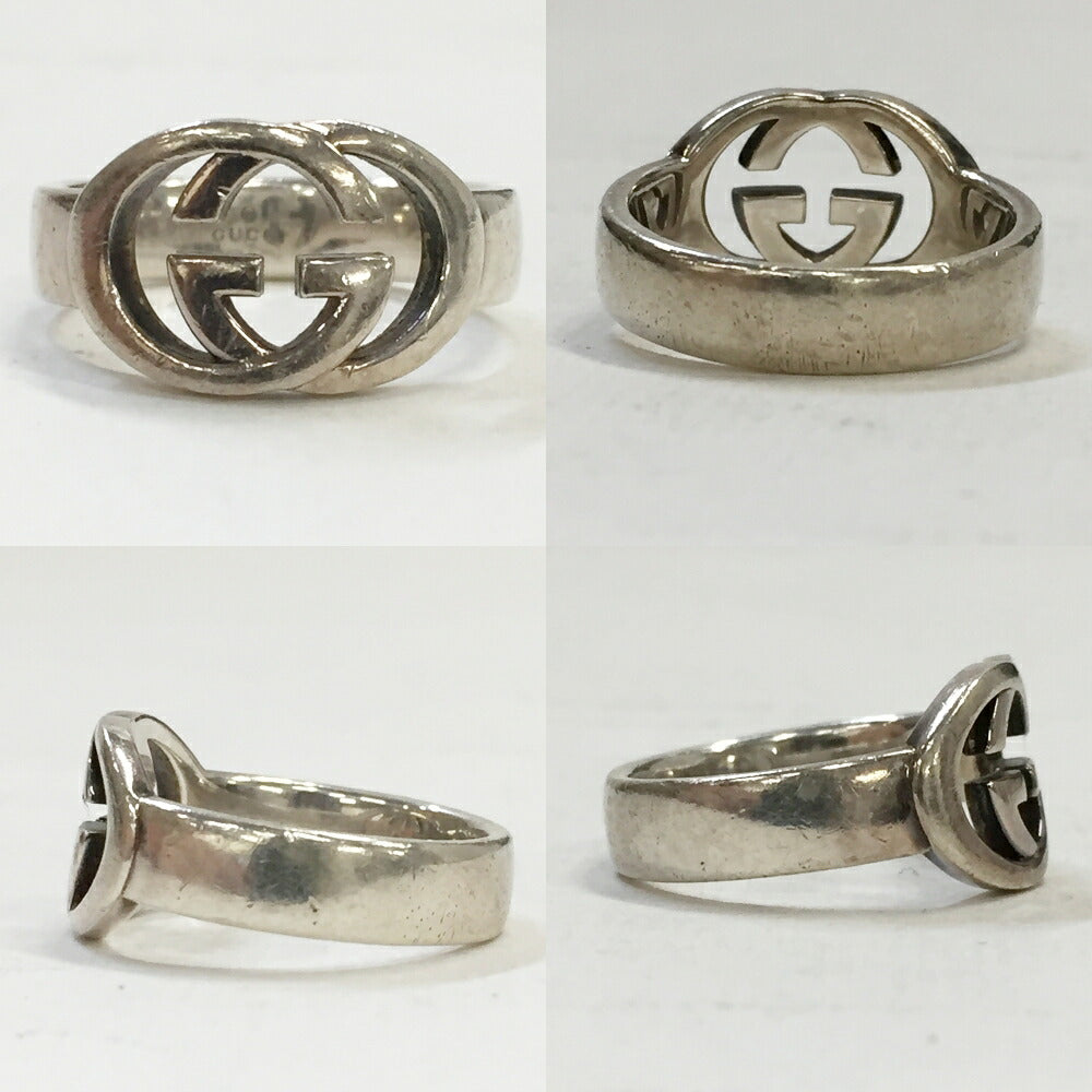 GUCCI Interlocking G Silver Ring Size ONE SIZE