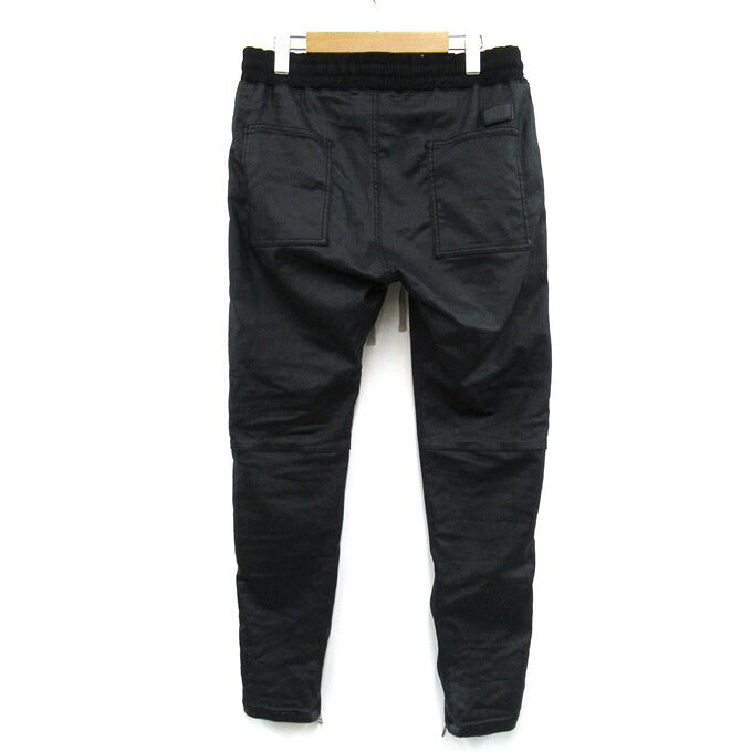 Danke Schon Coated Zip Cargo Pants Black Size 34