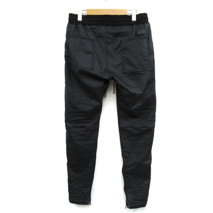 Danke Schon Coated Zip Cargo Pants Black Size 34