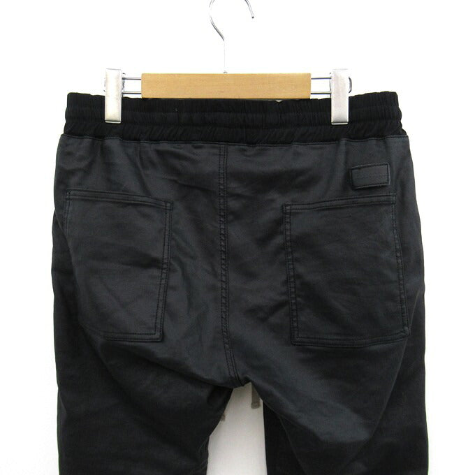 Danke Schon Coated Zip Cargo Pants Black Size 34