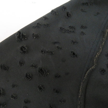 FAF(FAKE ASS FLOWERS) Damaged Zip Hoodie Black Size M