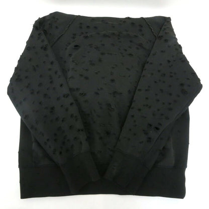 FAF(FAKE ASS FLOWERS) Damaged Zip Hoodie Black Size M