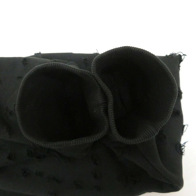 FAF(FAKE ASS FLOWERS) Damaged Zip Hoodie Black Size M
