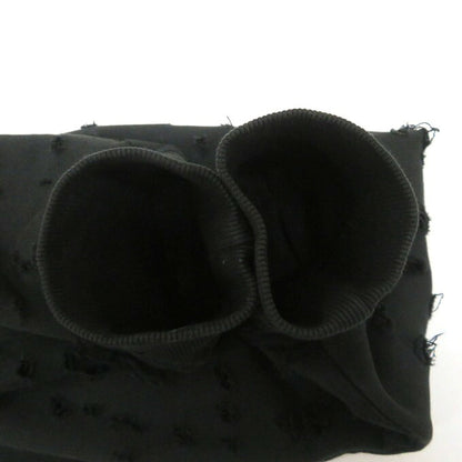 FAF(FAKE ASS FLOWERS) Damaged Zip Hoodie Black Size M