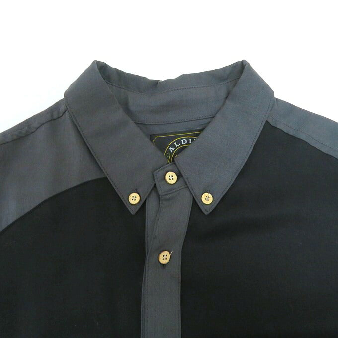 ALDIES Black Ying Yang Long Sleeve Shirt Size L