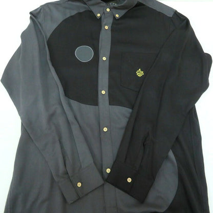 ALDIES Black Ying Yang Long Sleeve Shirt Size L