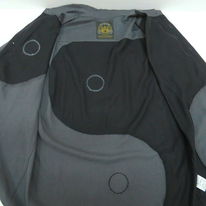 ALDIES Black Ying Yang Long Sleeve Shirt Size L