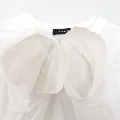 VERSACE Medusa Embroidered S/S T-Shirt White Size M