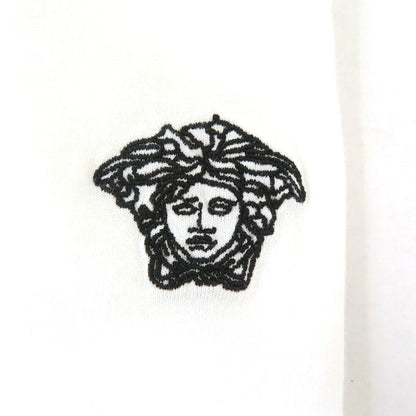 VERSACE Medusa Embroidered S/S T-Shirt White Size M