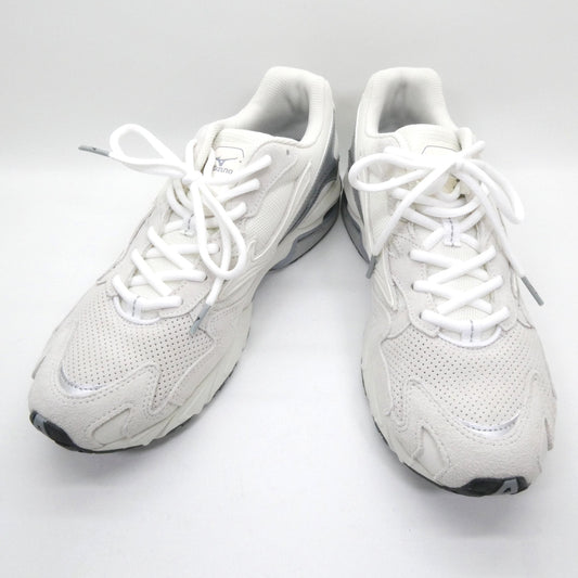 MIZUNO WAVE RIDER 10 White Grey Sneakers