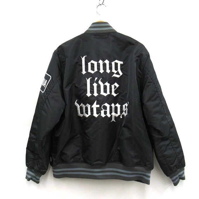 WTAPS 18SS Nylon Bench Jacket Gray Size 02