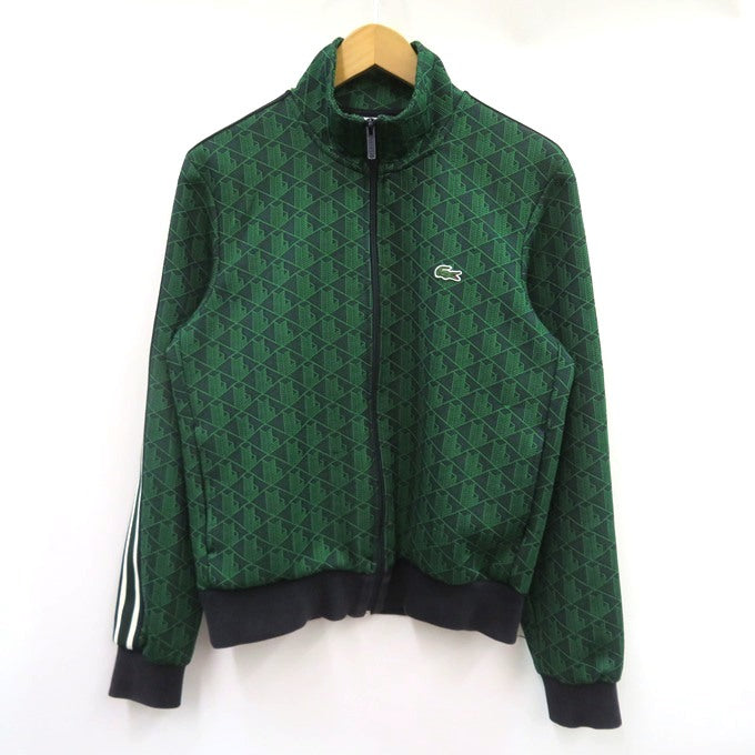 LACOSTE Monogram Jacquard Track Jacket Green Size US