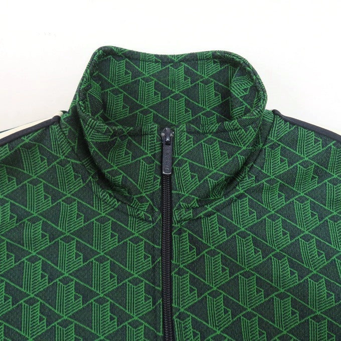LACOSTE Monogram Jacquard Track Jacket Green Size US