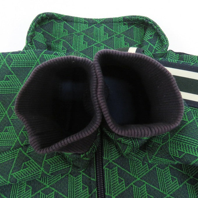 LACOSTE Monogram Jacquard Track Jacket Green Size US