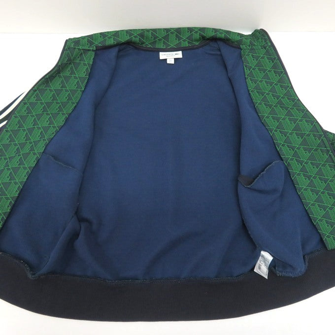 LACOSTE Monogram Jacquard Track Jacket Green Size US