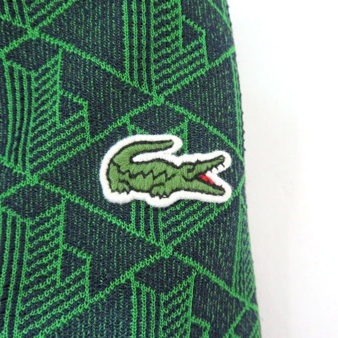 LACOSTE Monogram Jacquard Track Jacket Green Size US