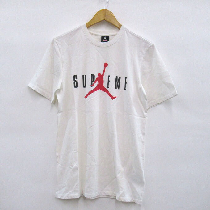 Supreme x Nike Jordan Print T-Shirt White Size S