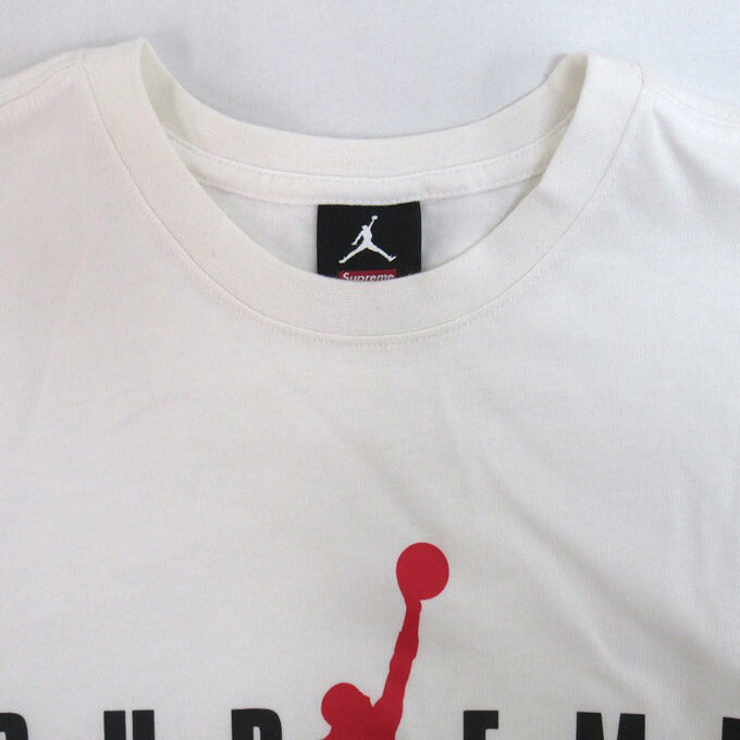 Supreme x Nike Jordan Print T-Shirt White Size S