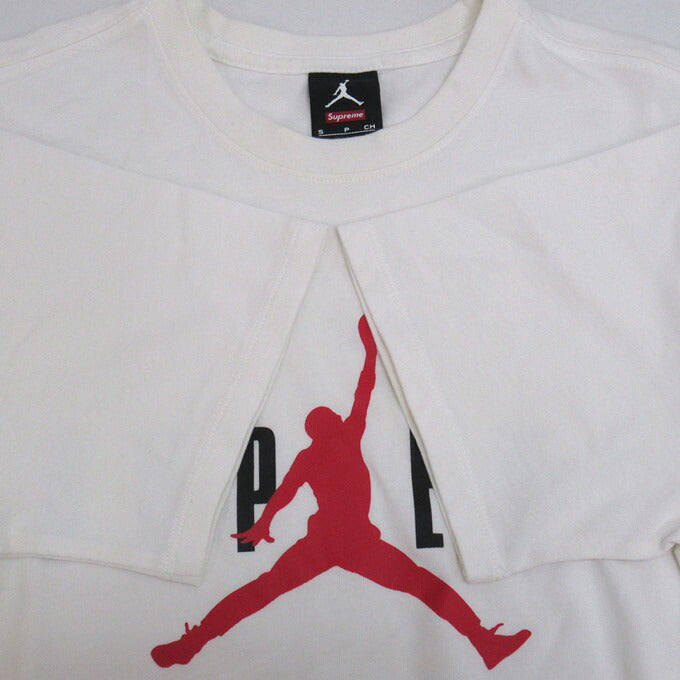 Supreme x Nike Jordan Print T-Shirt White Size S