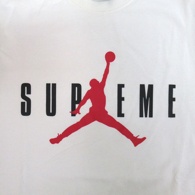 Supreme x Nike Jordan Print T-Shirt White Size S
