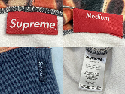 SUPREME x Andres Serrano Blood & Semen Hoodie Orange Size M