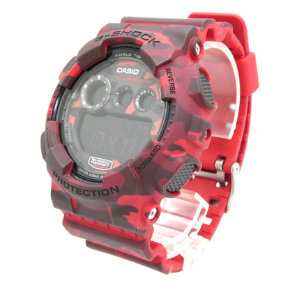 CASIO G-SHOCK BIG CASE GD-120CM-4 Red Watch Size ONE SIZE