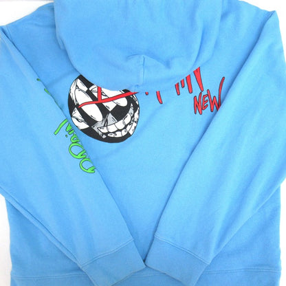 CHROME HEARTS x MATTY BOY 24SS Brain New Light Blue Hoodie Size XL