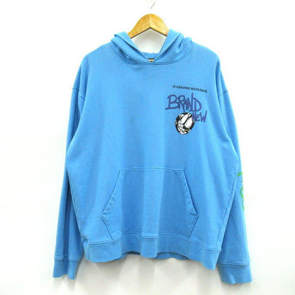 CHROME HEARTS x MATTY BOY 24SS Brain New Light Blue Hoodie Size XL