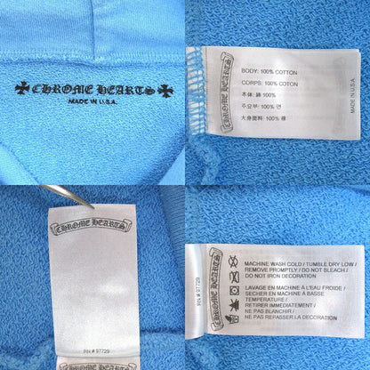CHROME HEARTS x MATTY BOY 24SS Brain New Light Blue Hoodie Size XL