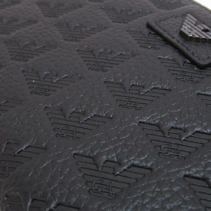 EMPORIO ARMANI Eagle Logo Around Wallet Size ONE SIZE