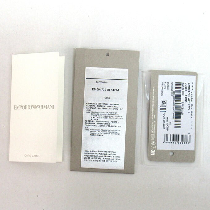 EMPORIO ARMANI Eagle Logo Around Wallet Size ONE SIZE