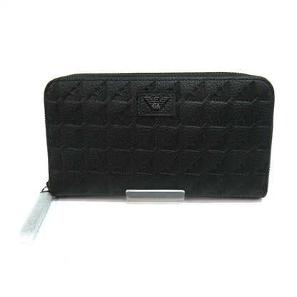 EMPORIO ARMANI Eagle Logo Around Wallet Size ONE SIZE