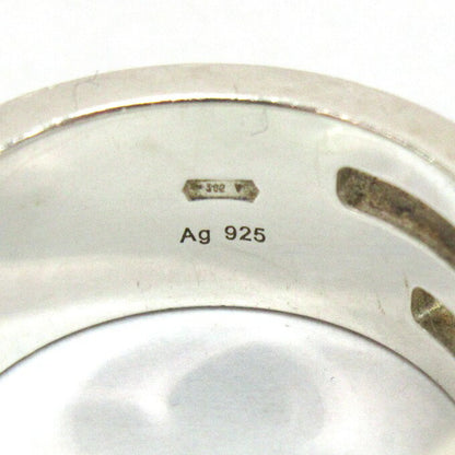 GUCCI Open G 925 Silver Ring Size ONE SIZE