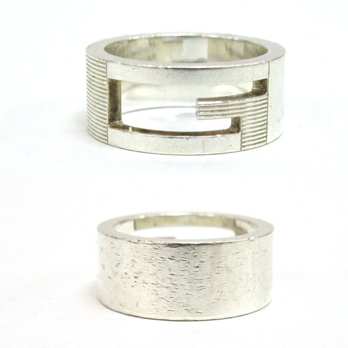 GUCCI Open G 925 Silver Ring Size ONE SIZE