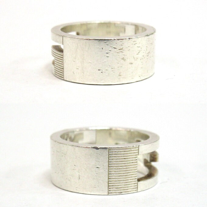 GUCCI Open G 925 Silver Ring Size ONE SIZE