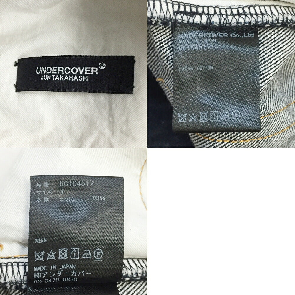UNDERCOVER Zip Pocket Denim Shorts Indigo Size 1