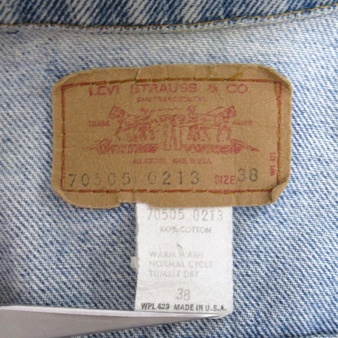 Levis Denim Jacket 70505-0213 Indigo Size M