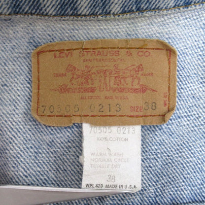 Levis Denim Jacket 70505-0213 Indigo Size M
