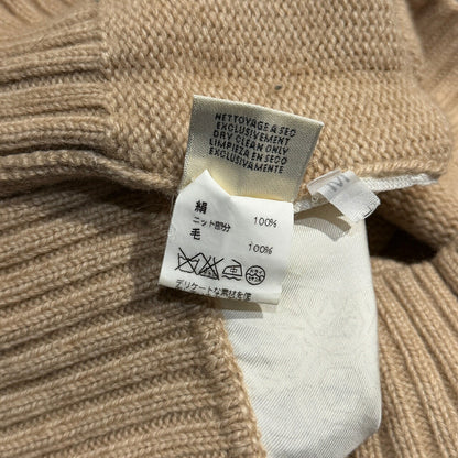 HERMES 00s Margiela Era Silk Wool V-Neck Knit Size M
