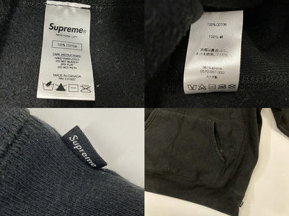 SUPREME Sequin Viper Hooded Sweatshirt Black Size L