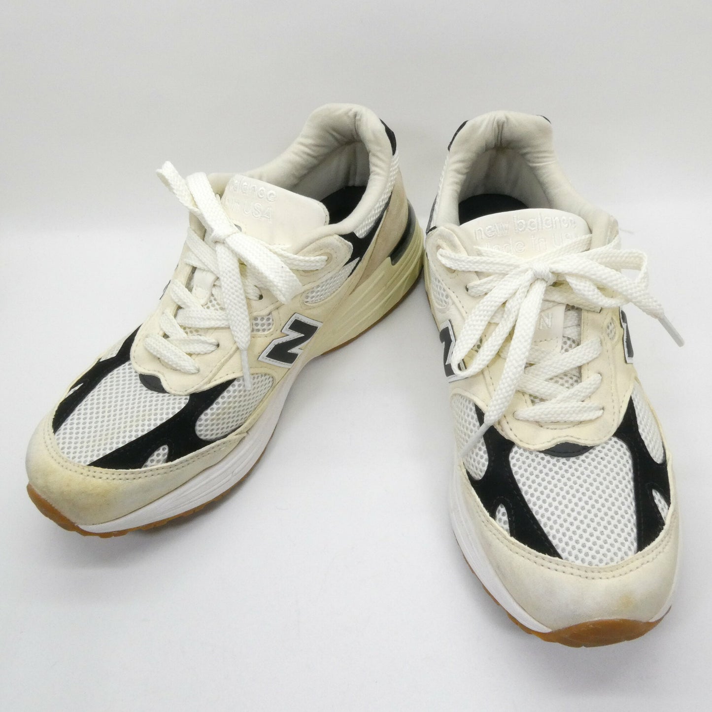 New Balance U993WS Made in USA Sea Salt Black Sneakers